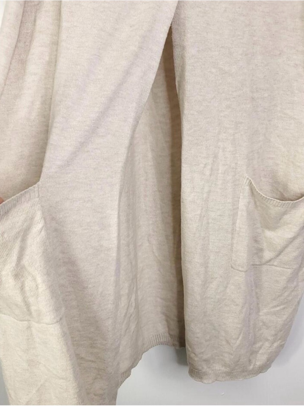 J Jill Neutral Cream Long Cardigan SZ XL - Picture 5 of 8